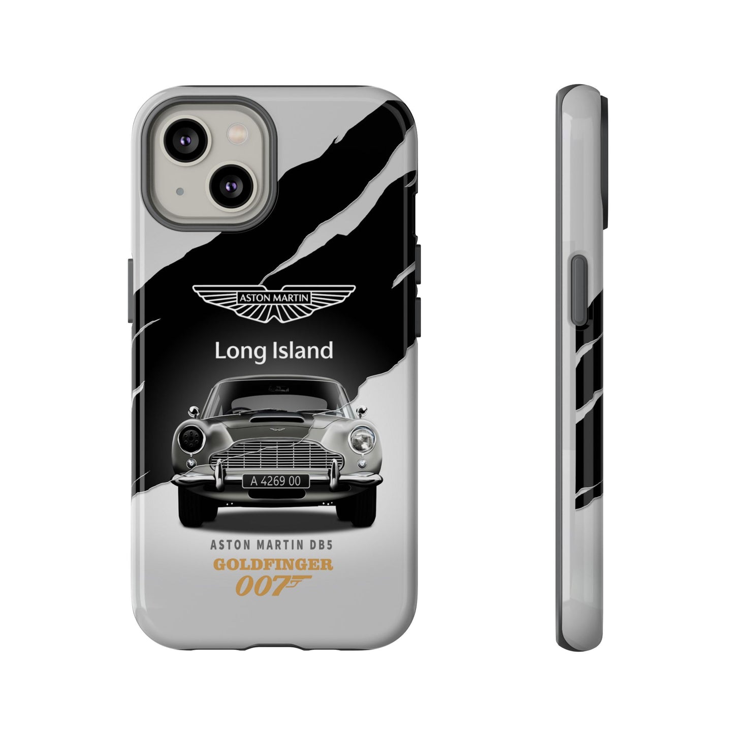 Aston Martin Long Island Phone Case Aston Martin DB5 Goldfinger 007 inspired Phone case (iPhone 8-17)