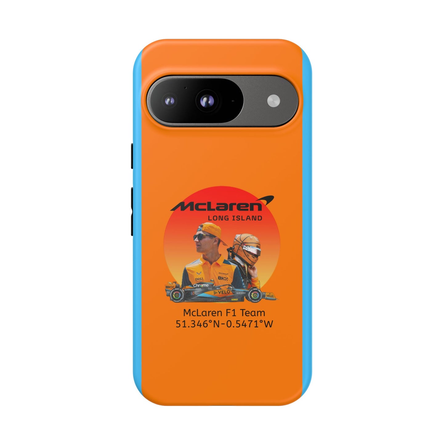 McLaren Long Island McLaren F1 inspired Lando Norris Impact-Resistant Phone Case - Sleek & Stylish