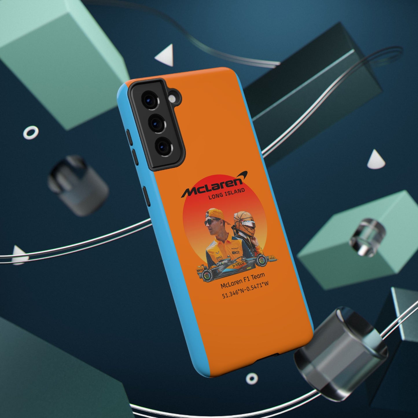 McLaren Long Island McLaren F1 inspired Lando Norris Impact-Resistant Phone Case - Sleek & Stylish