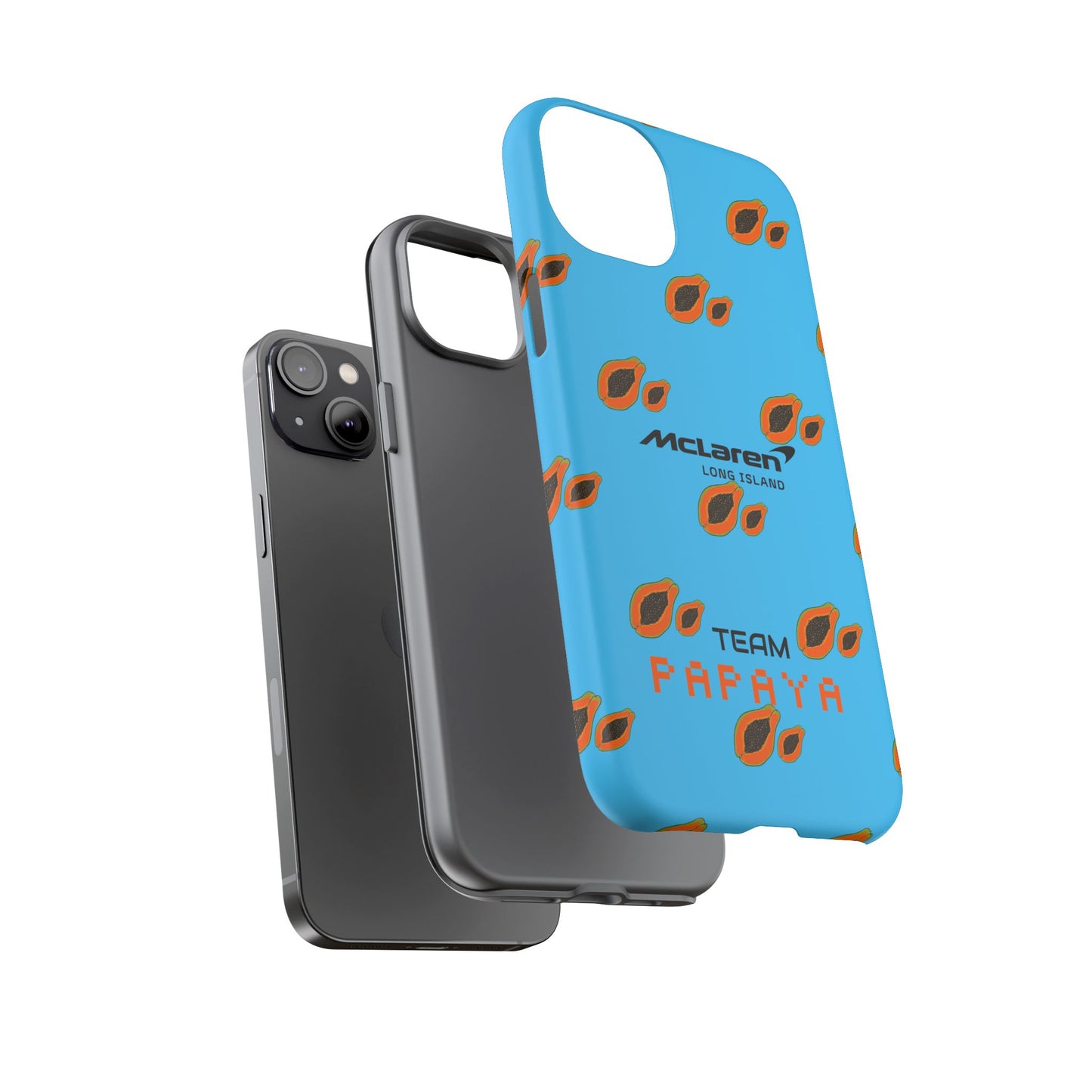 McLaren Long Island Team Papaya Impact-Resistant Phone Case - Sleek & Stylish
