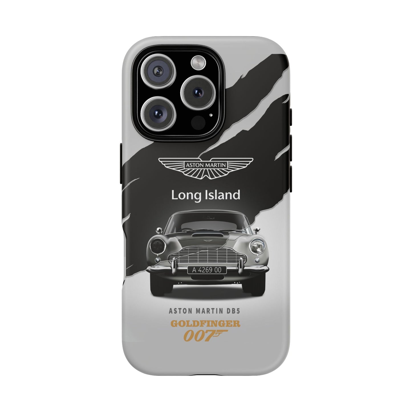 Aston Martin Long Island Phone Case Aston Martin DB5 Goldfinger 007 inspired Phone case (iPhone 8-17)