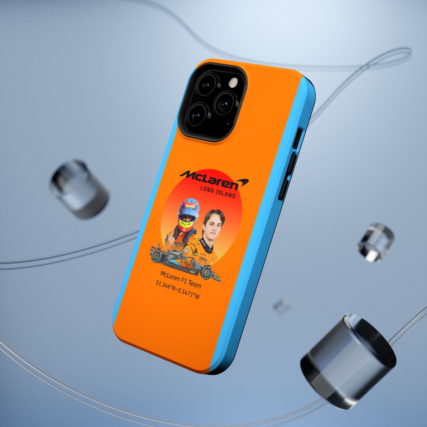 McLaren Long Island McLaren F1 inspired Oscar Piastri Impact-Resistant Phone Case - Sleek & Stylish