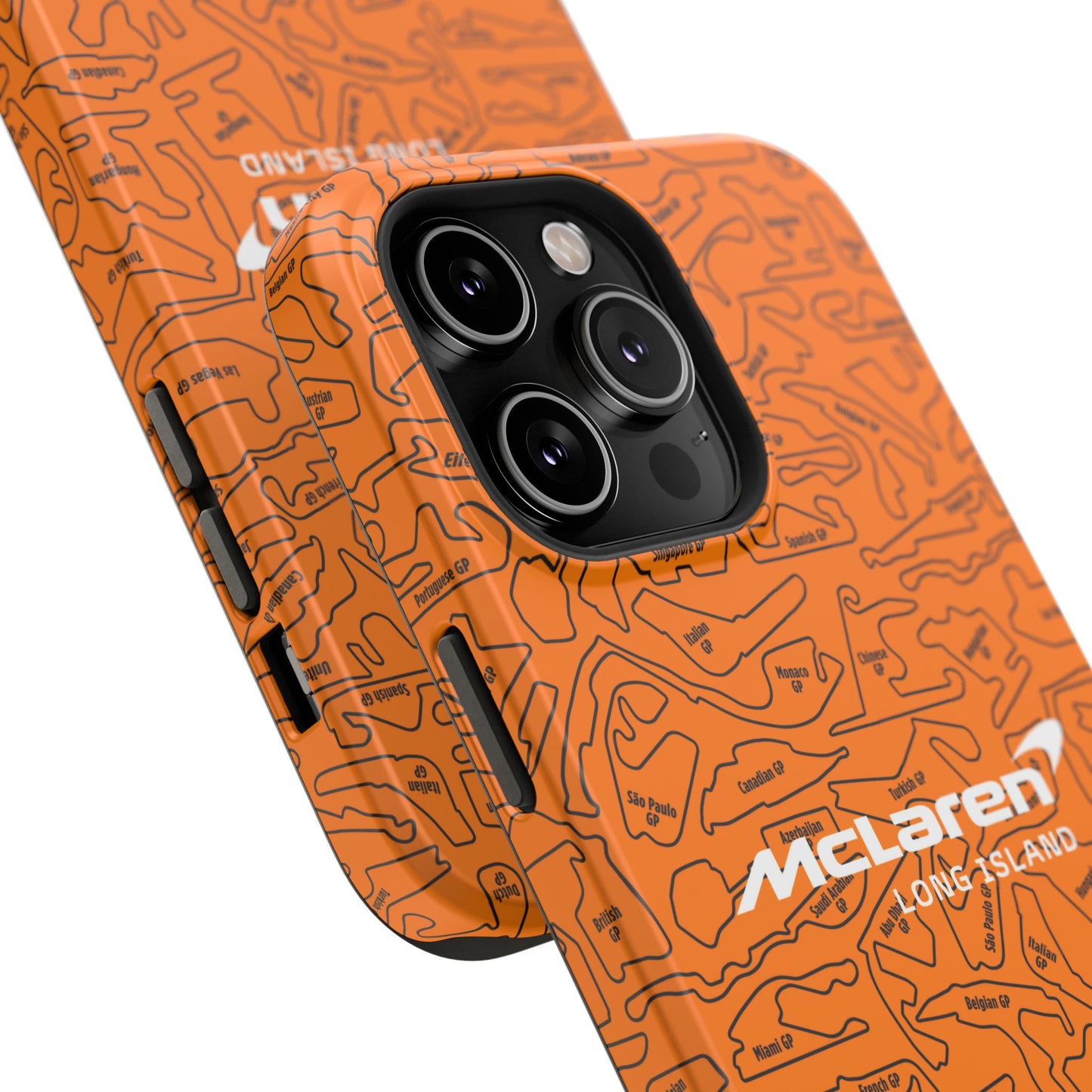 McLaren Long Island F1 race Track Inspired Impact-Resistant Phone Case