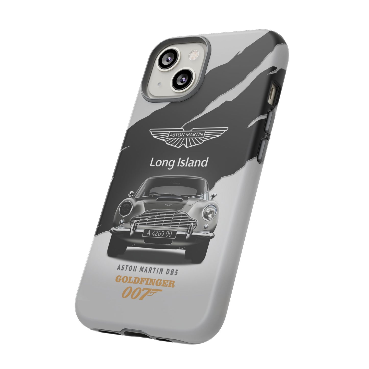 Aston Martin Long Island Phone Case Aston Martin DB5 Goldfinger 007 inspired Phone case (iPhone 8-17)