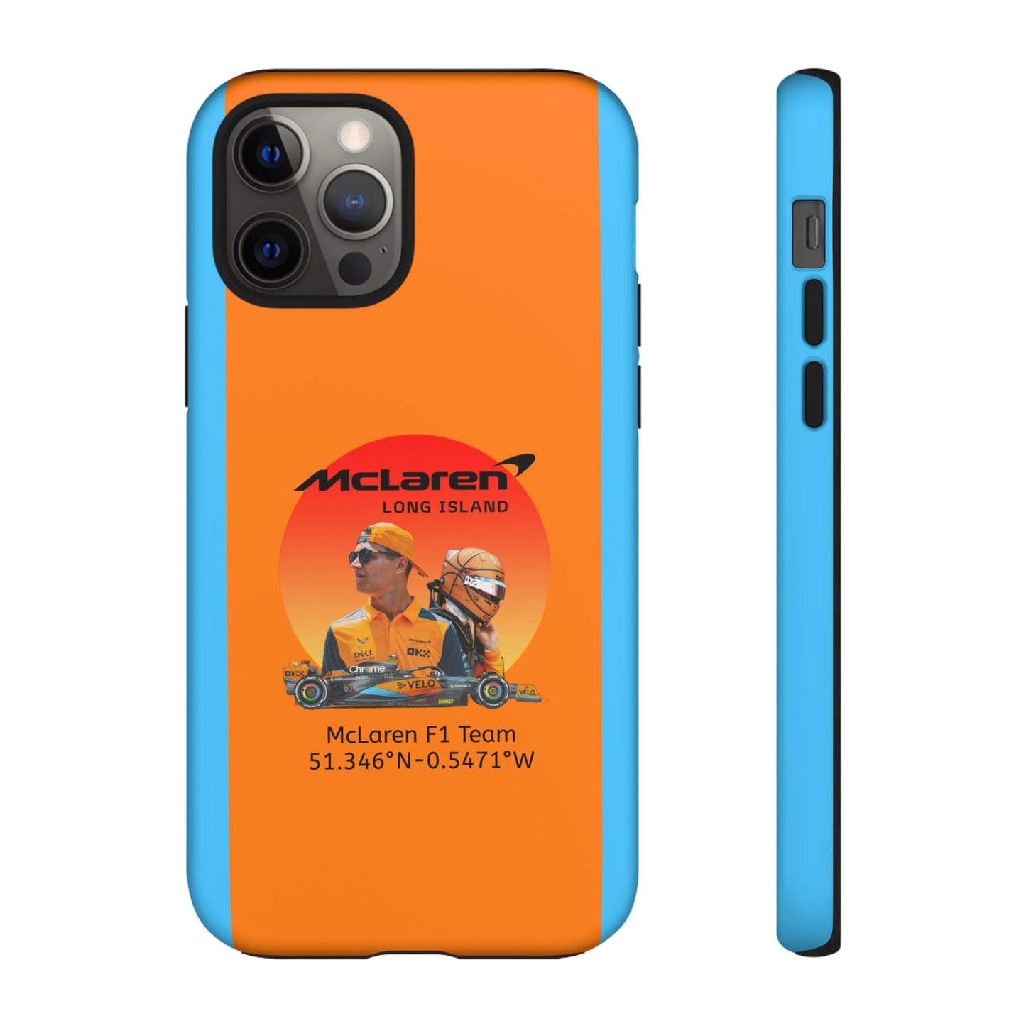 McLaren Long Island McLaren F1 inspired Lando Norris Impact-Resistant Phone Case - Sleek & Stylish
