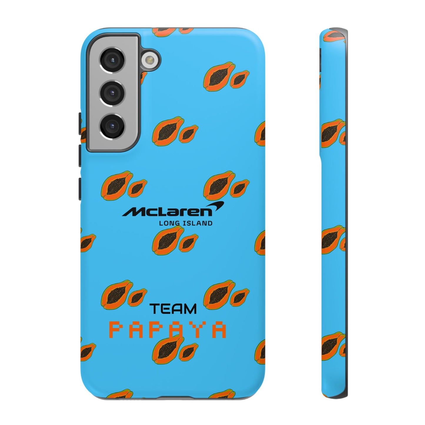 McLaren Long Island Team Papaya Impact-Resistant Phone Case - Sleek & Stylish