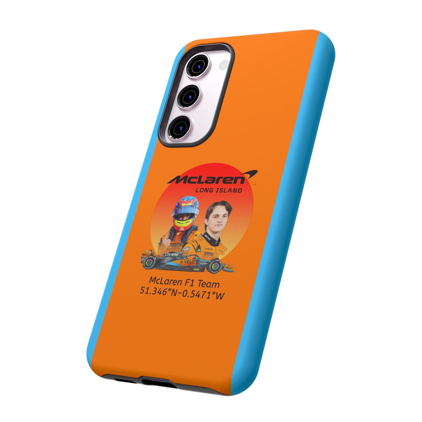 McLaren Long Island McLaren F1 inspired Oscar Piastri Impact-Resistant Phone Case - Sleek & Stylish