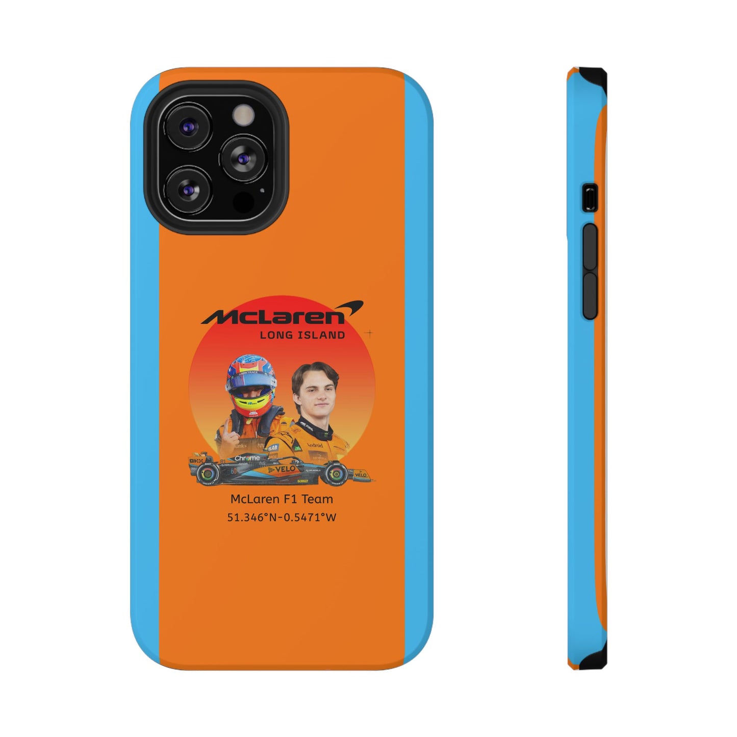 McLaren Long Island McLaren F1 inspired Oscar Piastri Impact-Resistant Phone Case - Sleek & Stylish