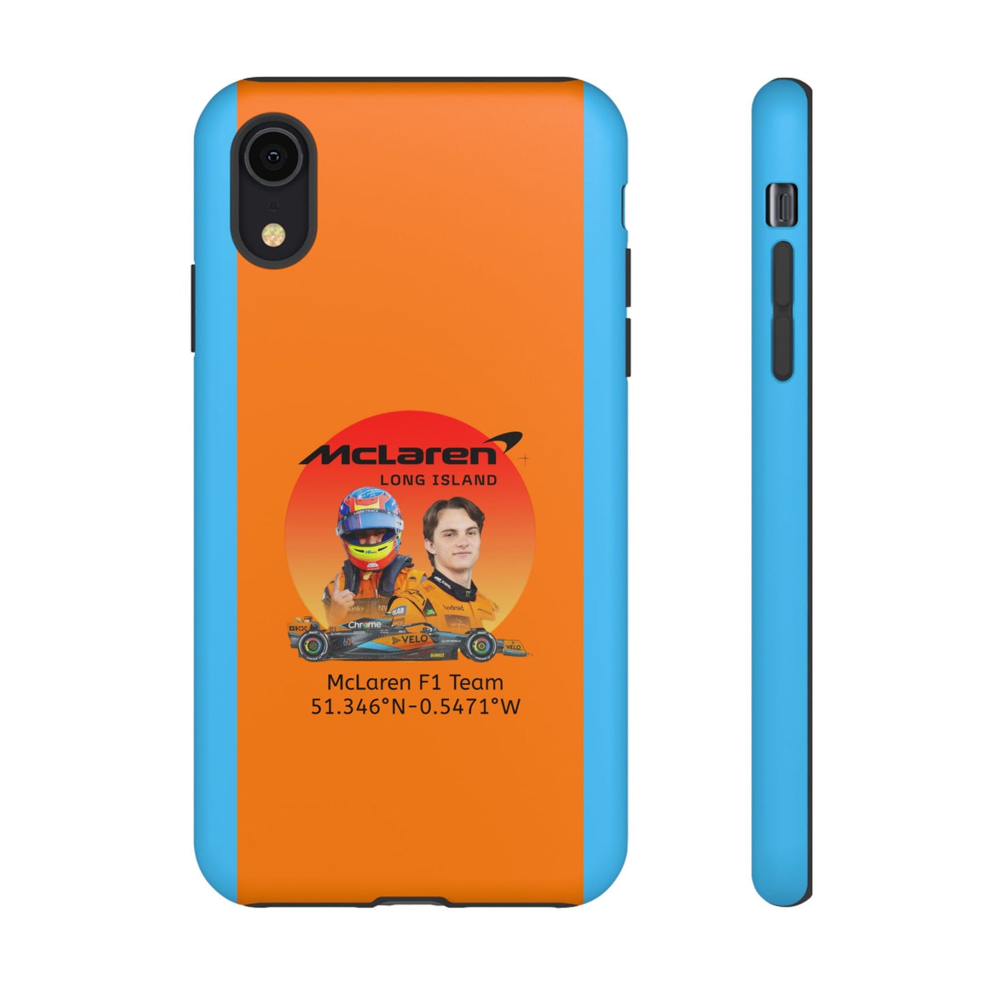 McLaren Long Island McLaren F1 inspired Oscar Piastri Impact-Resistant Phone Case - Sleek & Stylish