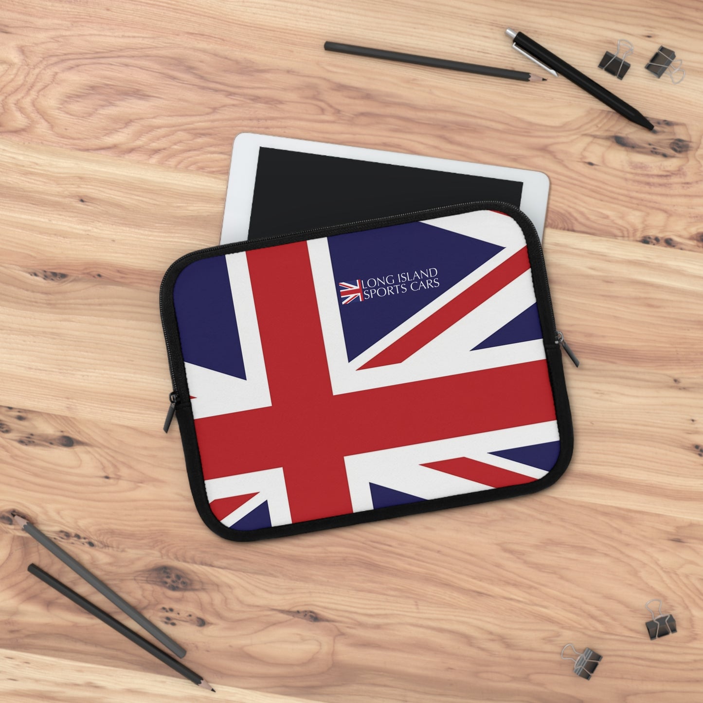 Long Island Sports Cars Flag Laptop Sleeve