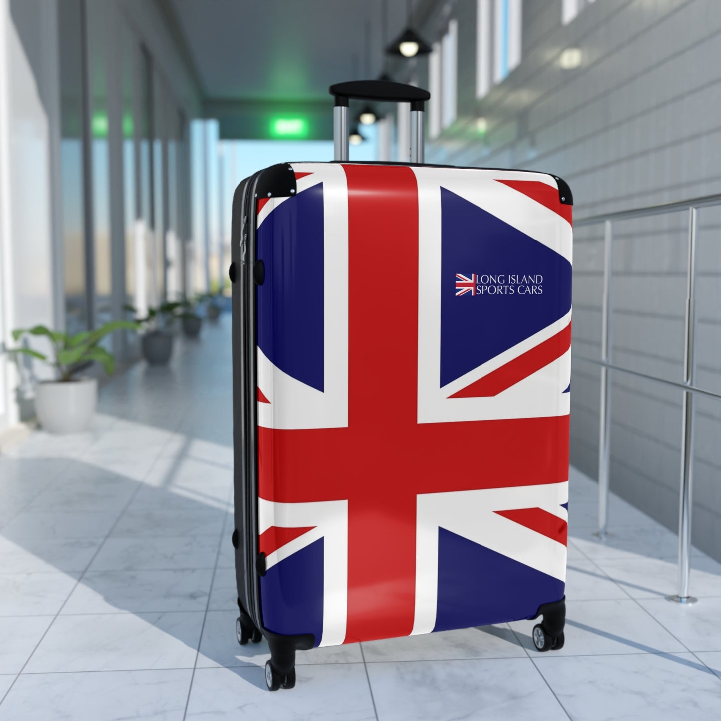 Long Island Sports Cars Flag Suitcase