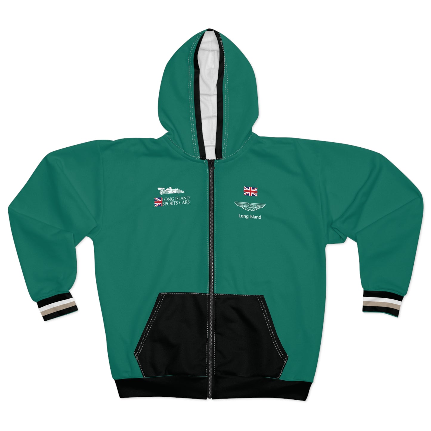 Aston Martin Long Island Unisex Zip Hoodie
