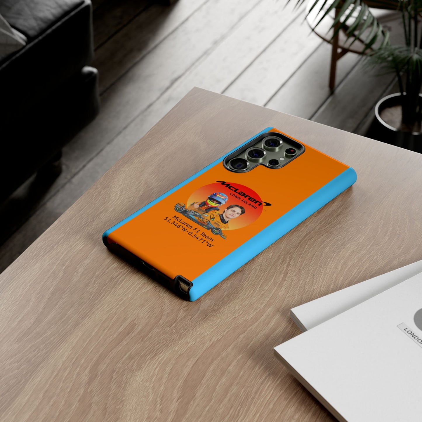 McLaren Long Island McLaren F1 inspired Oscar Piastri Impact-Resistant Phone Case - Sleek & Stylish