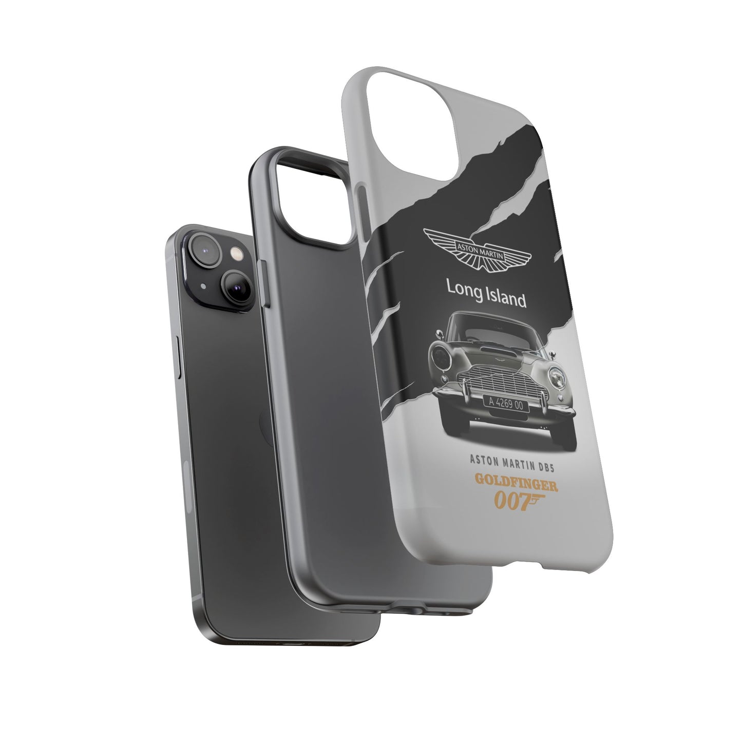 Aston Martin Long Island Phone Case Aston Martin DB5 Goldfinger 007 inspired Phone case (iPhone 8-17)