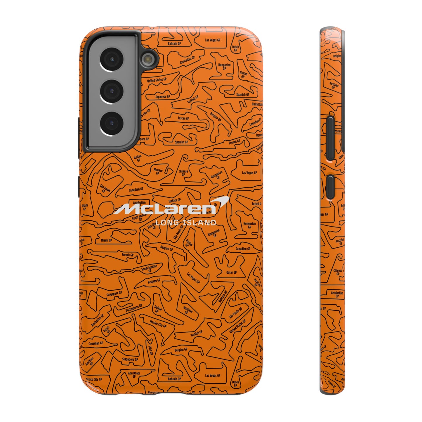 McLaren Long Island F1 race Track Inspired Impact-Resistant Phone Case