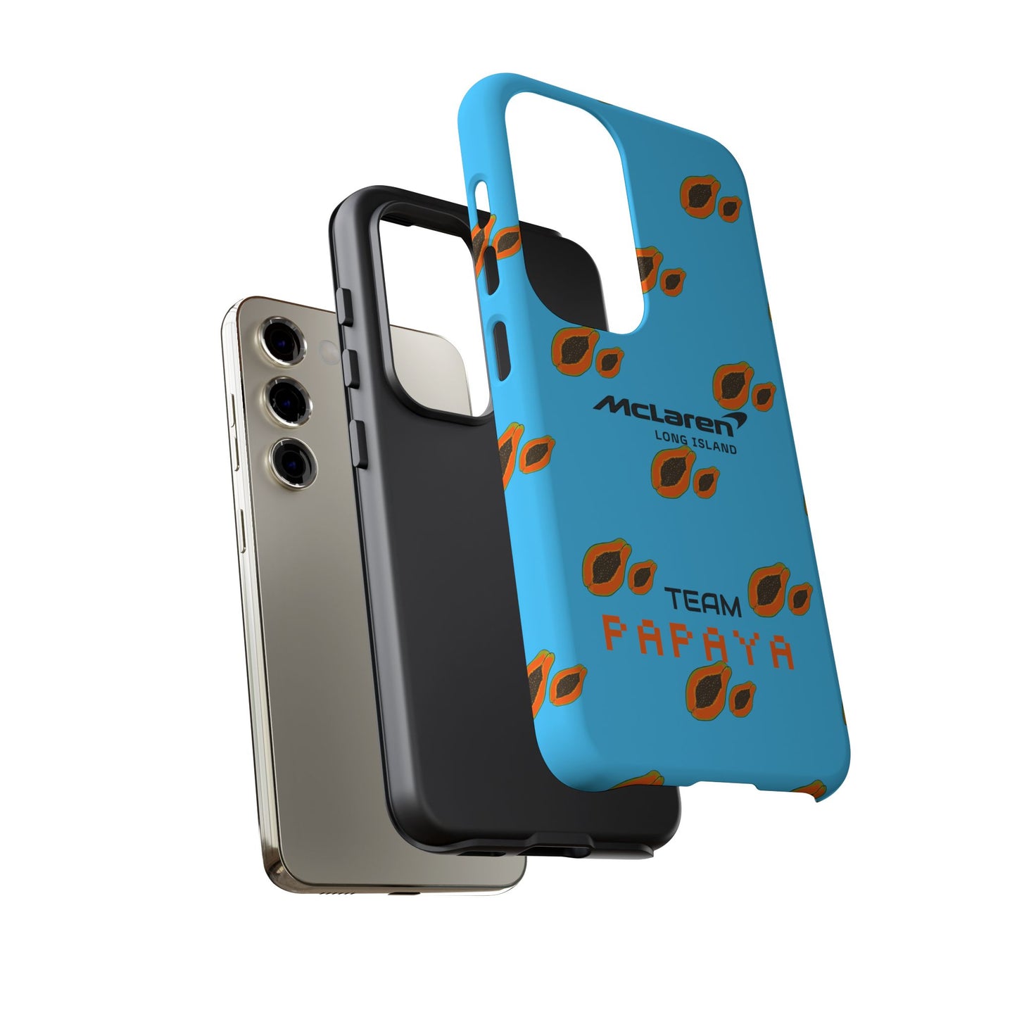 McLaren Long Island Team Papaya Impact-Resistant Phone Case - Sleek & Stylish