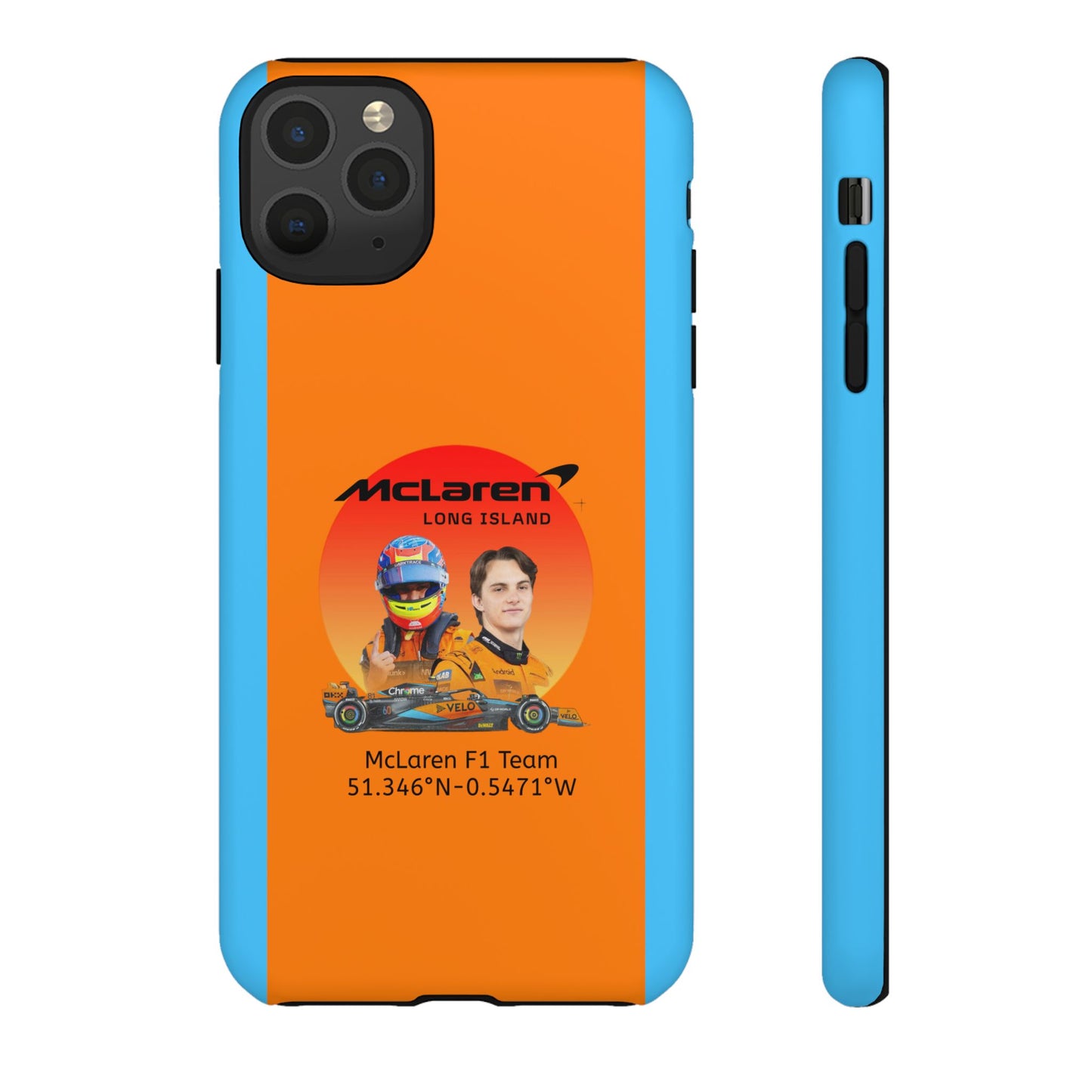McLaren Long Island McLaren F1 inspired Oscar Piastri Impact-Resistant Phone Case - Sleek & Stylish