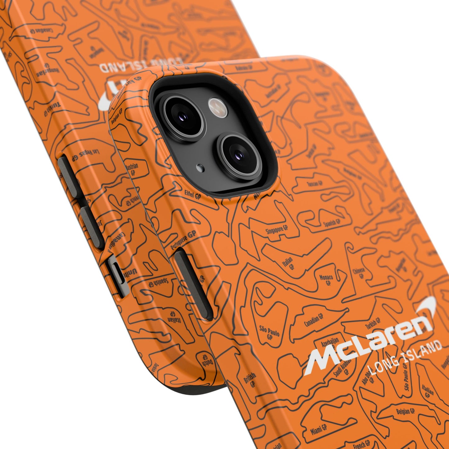 McLaren Long Island F1 race Track Inspired Impact-Resistant Phone Case