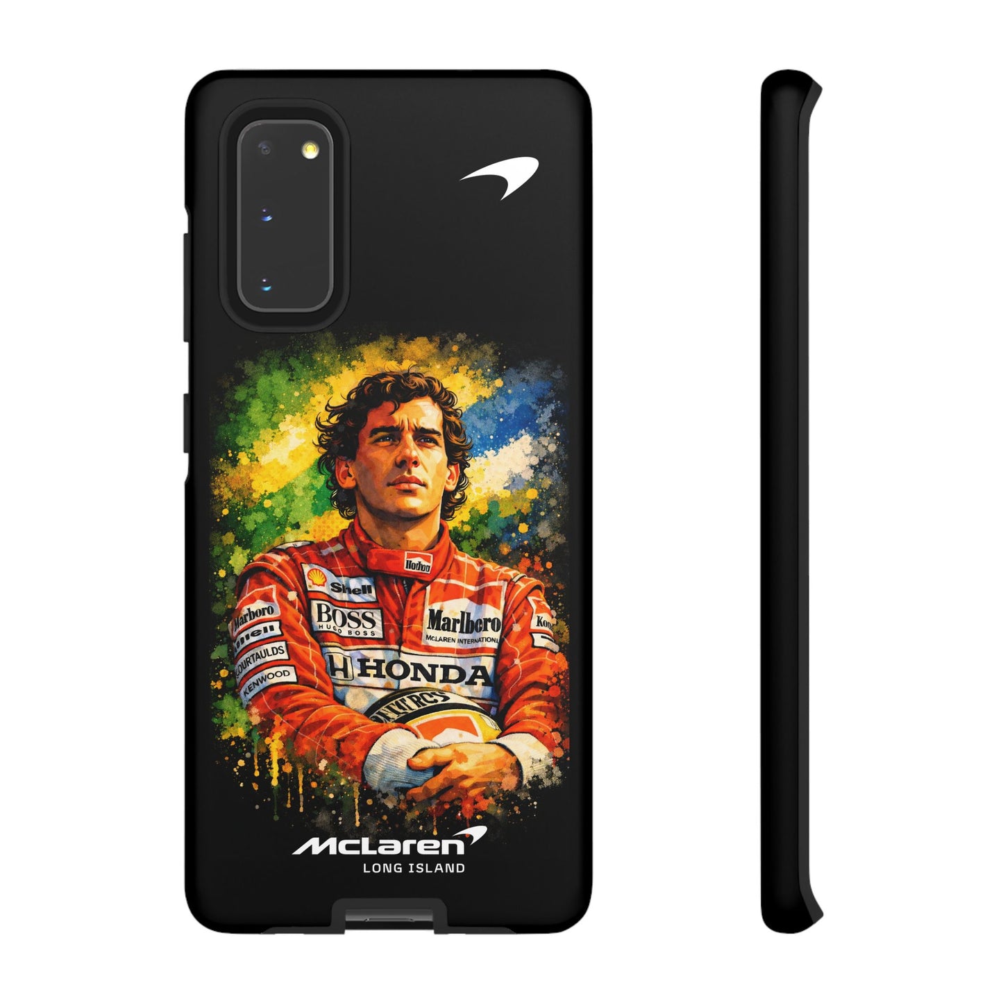 McLaren Long Island "Always Senna" Ayrton Senna Inspired Impact-Resistant Phone Case | Durable Protection for Car Enthusiasts