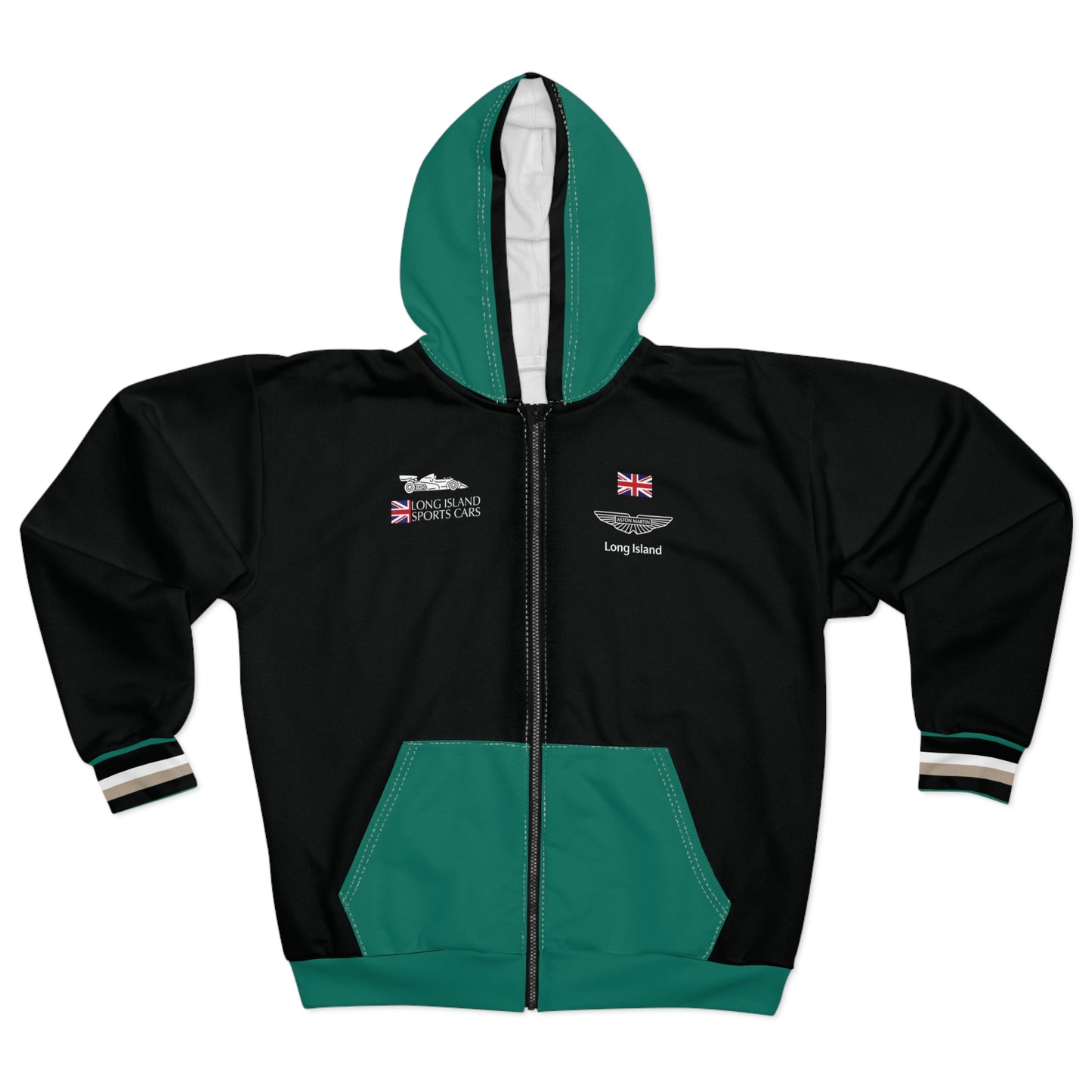 Aston Martin Long Island Unisex Zip Hoodie
