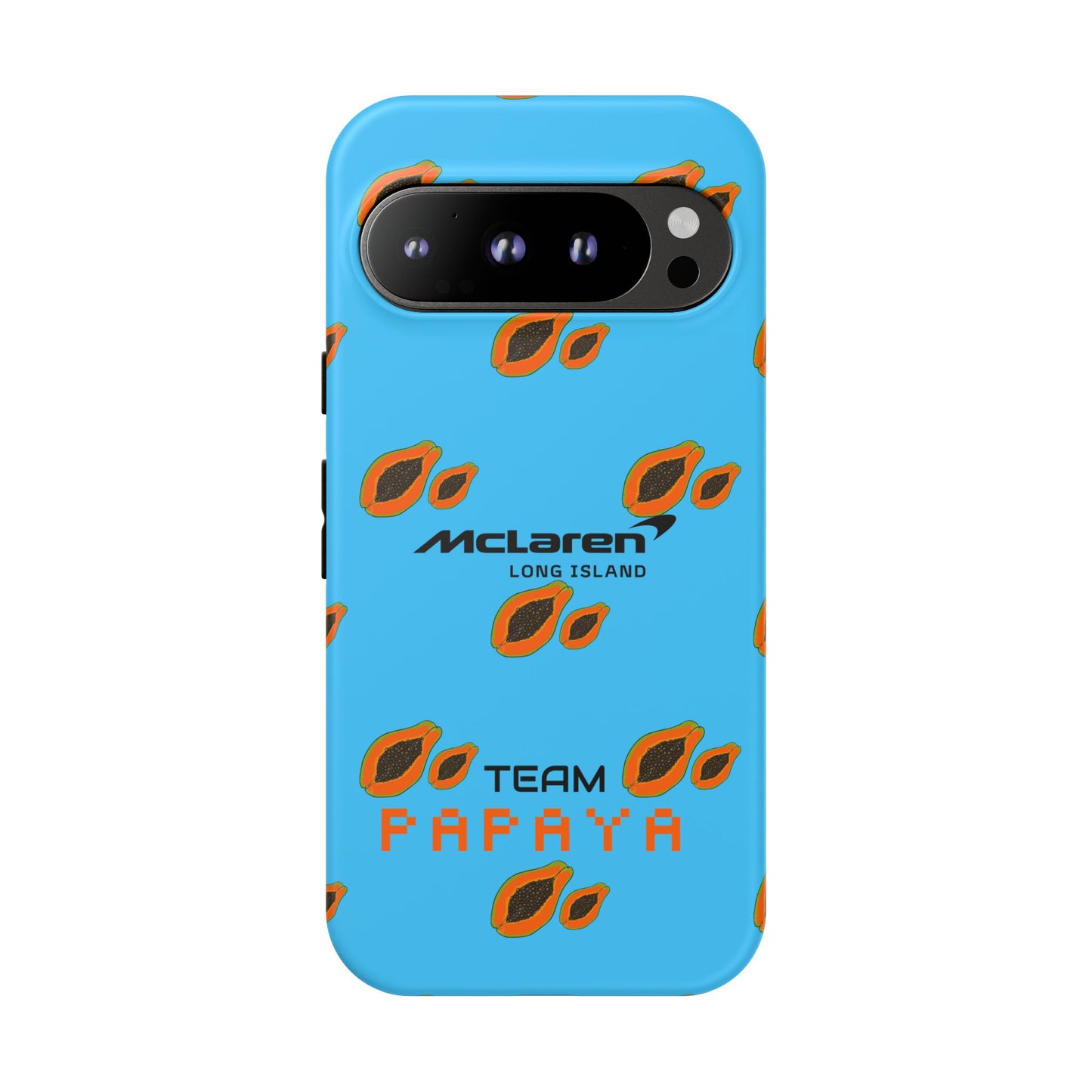McLaren Long Island Team Papaya Impact-Resistant Phone Case - Sleek & Stylish