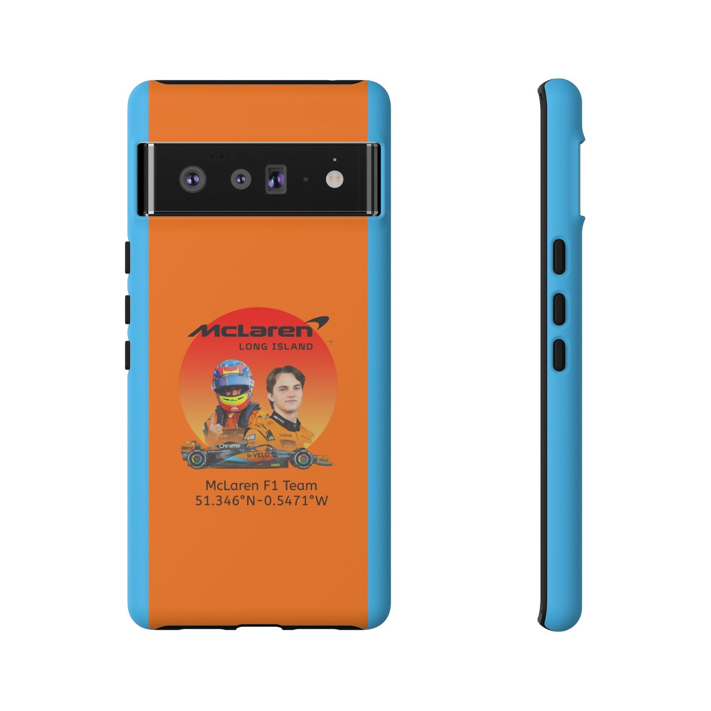 McLaren Long Island McLaren F1 inspired Oscar Piastri Impact-Resistant Phone Case - Sleek & Stylish