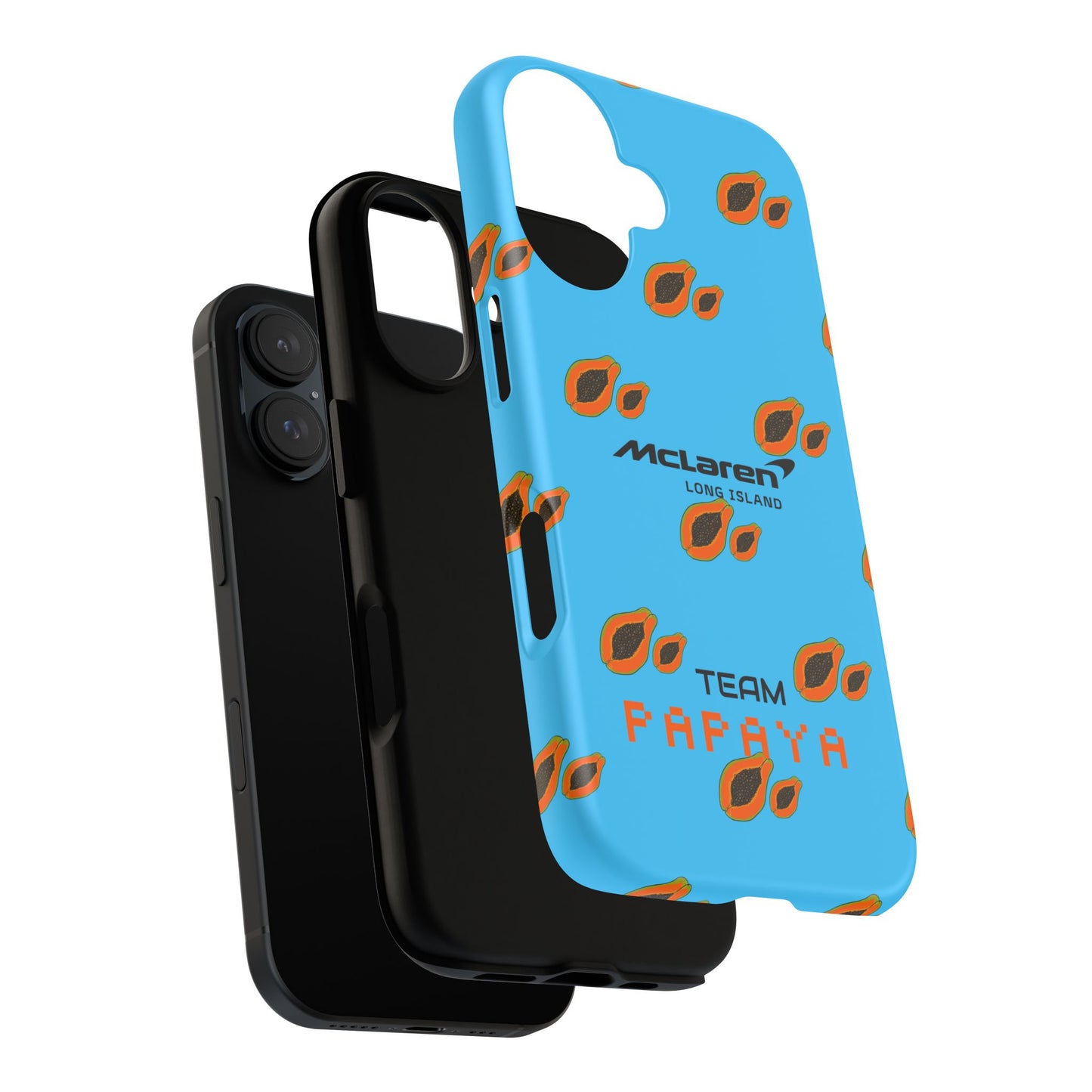 McLaren Long Island Team Papaya Impact-Resistant Phone Case - Sleek & Stylish