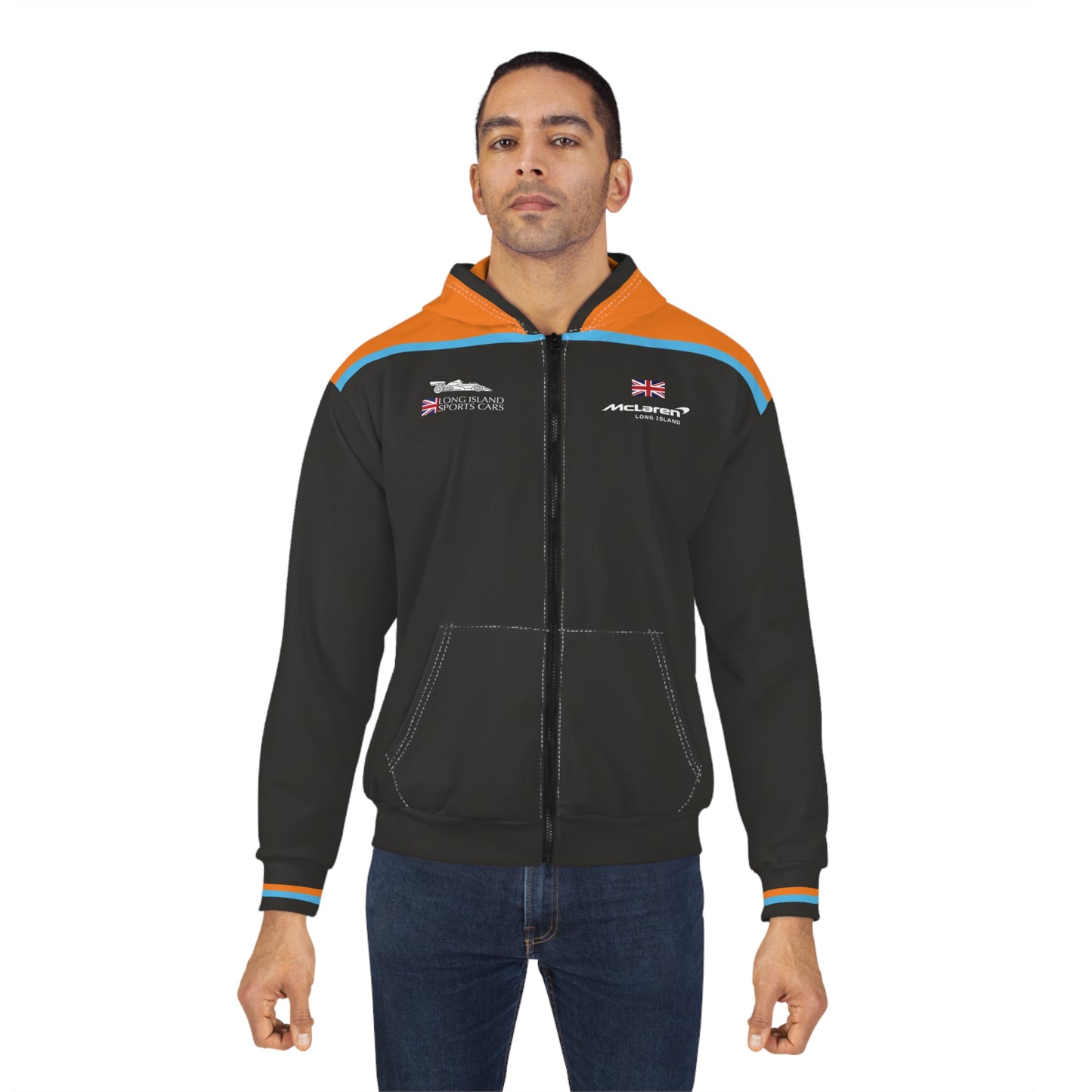 McLaren Long Island Unisex Zip Hoodie
