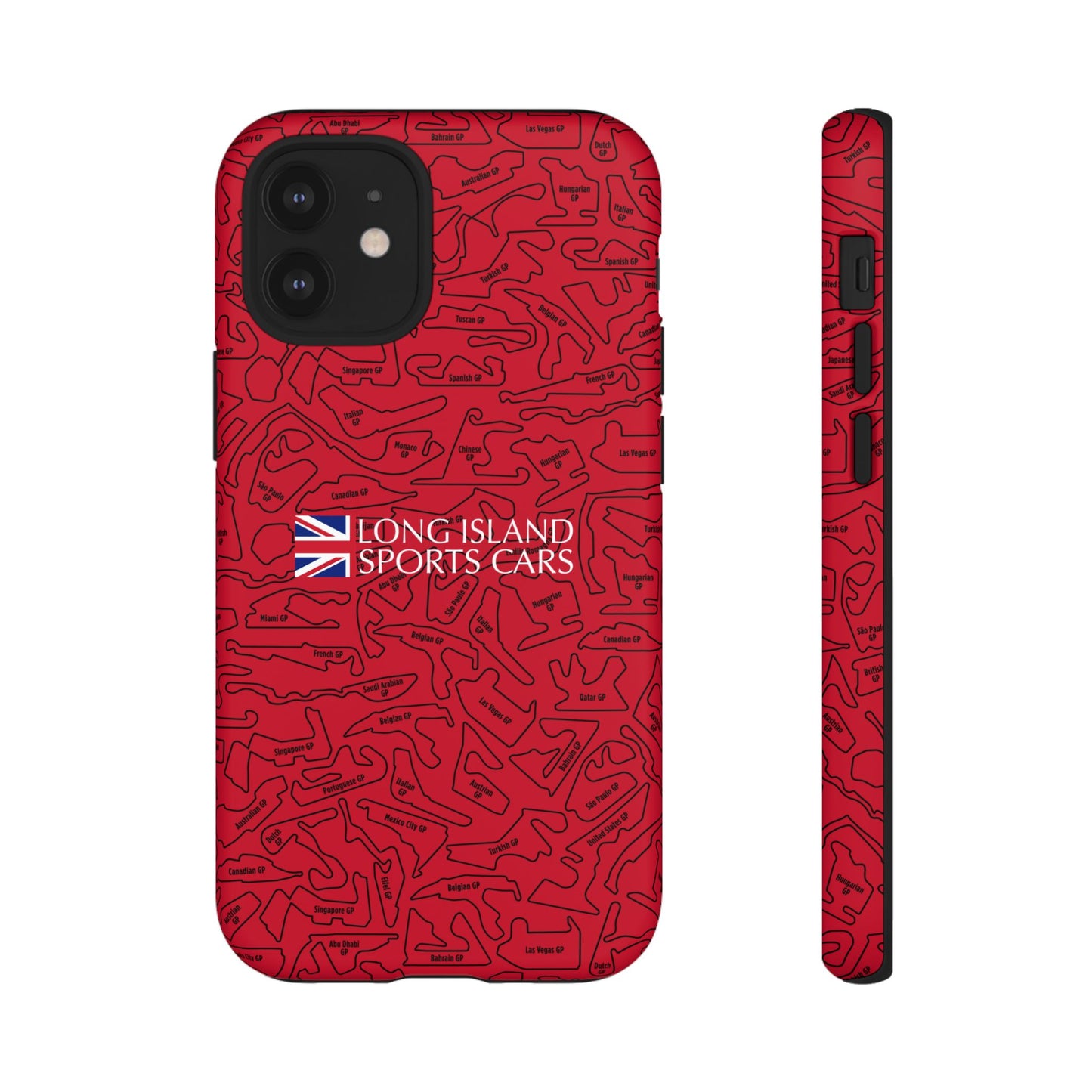 Long Island Sports Cars F1 race Track Inspired Impact-Resistant Phone Case