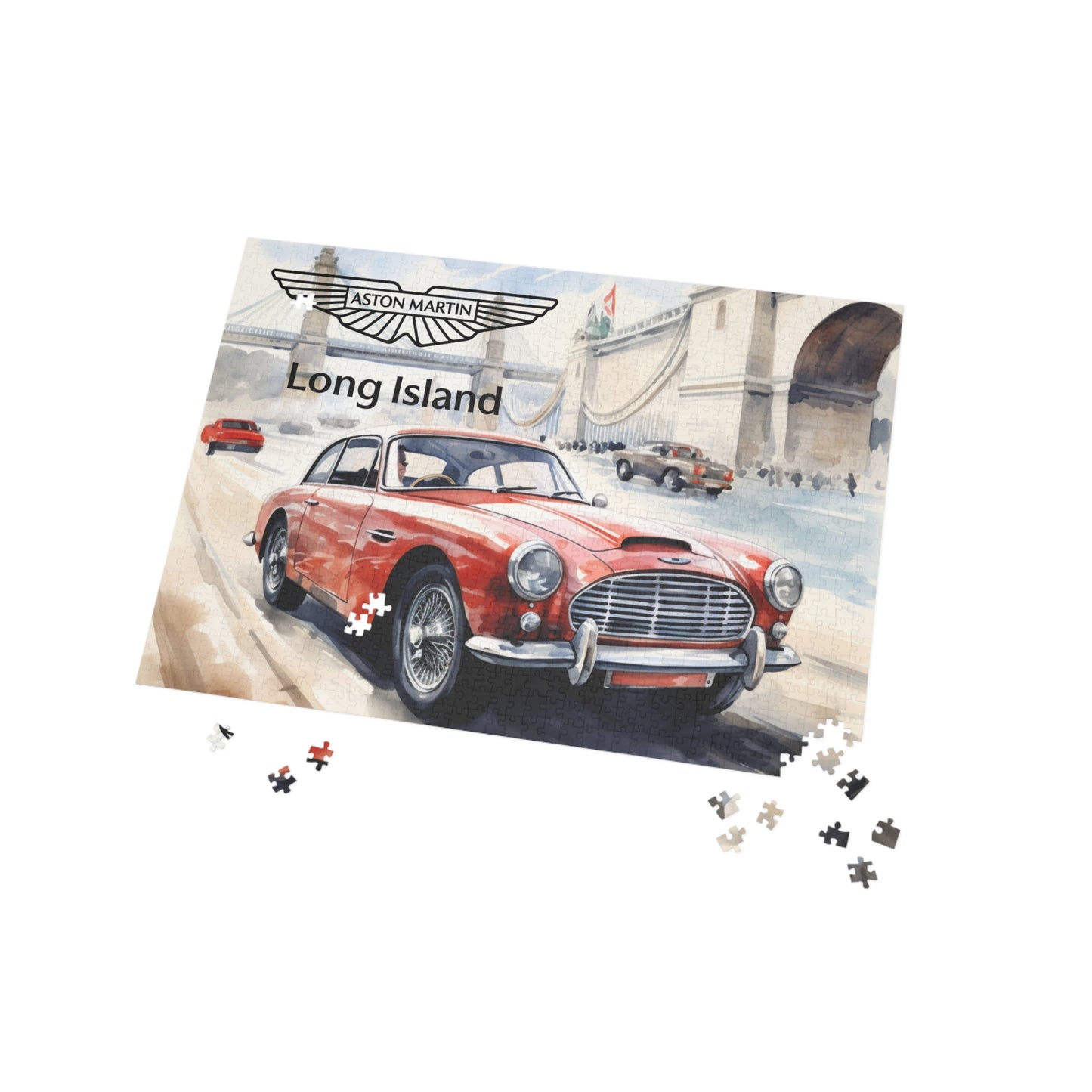 Aston Martin Long Island DB2 Inspired Puzzle - 96, 252, 500, 1000-Piece Options