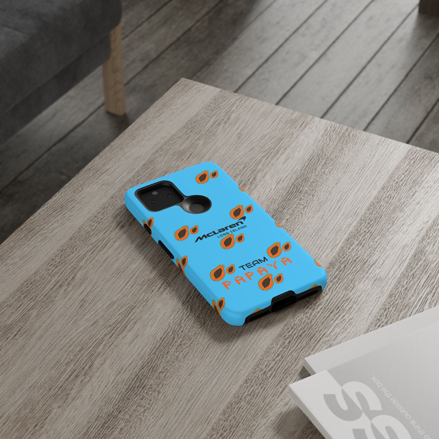 McLaren Long Island Team Papaya Impact-Resistant Phone Case - Sleek & Stylish