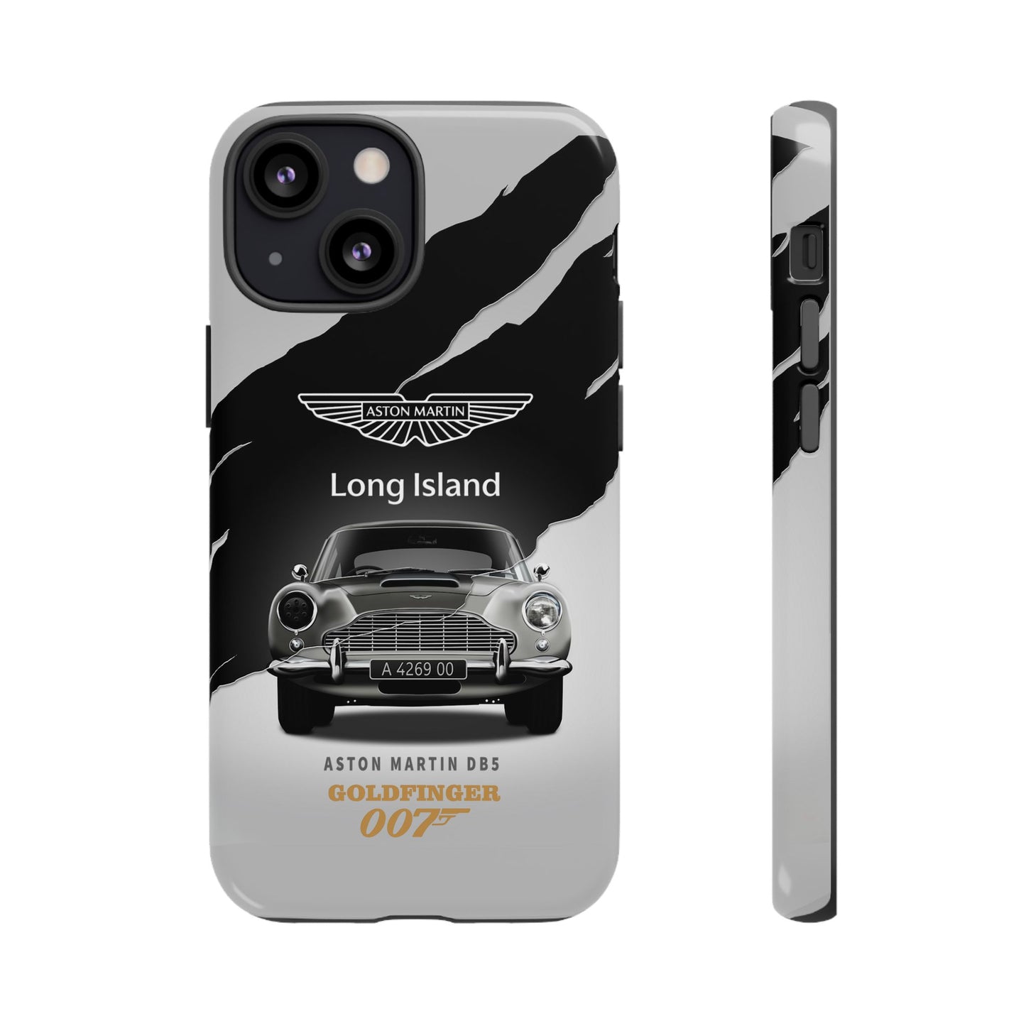 Aston Martin Long Island Phone Case Aston Martin DB5 Goldfinger 007 inspired Phone case (iPhone 8-17)
