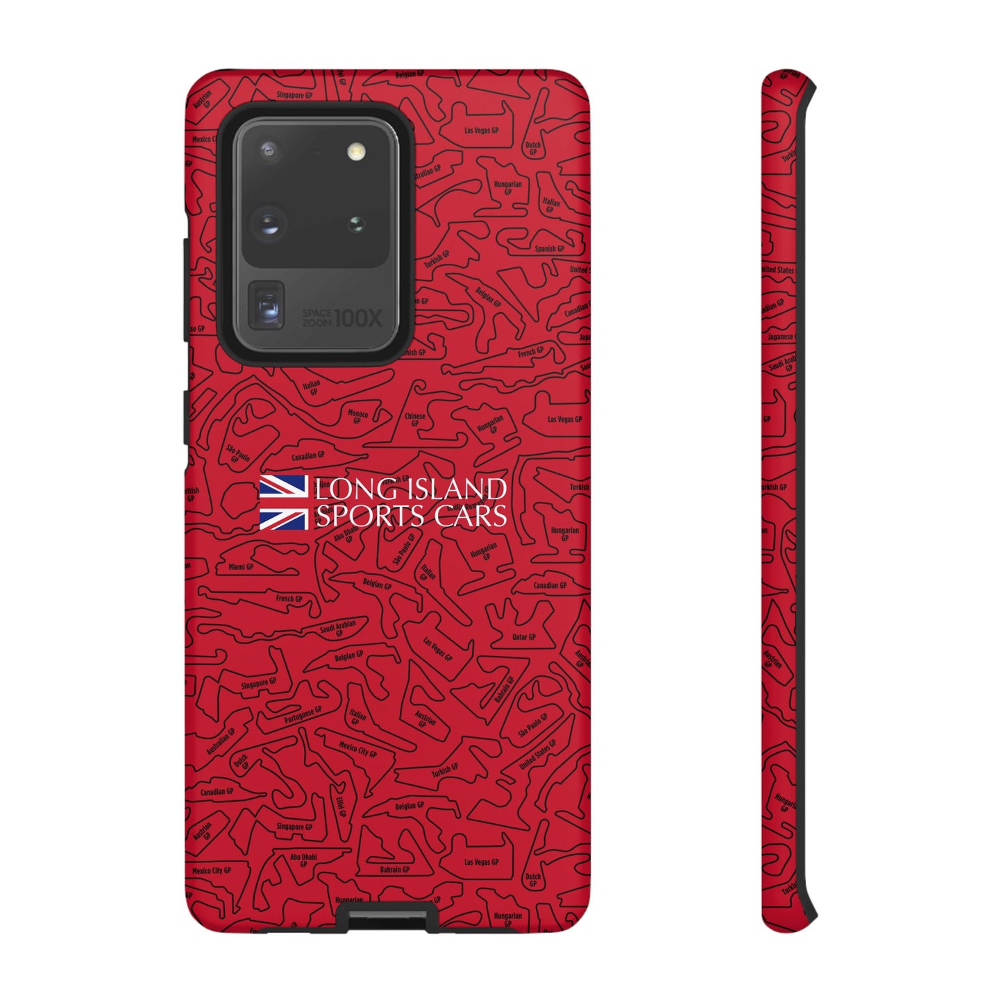 Long Island Sports Cars F1 race Track Inspired Impact-Resistant Phone Case