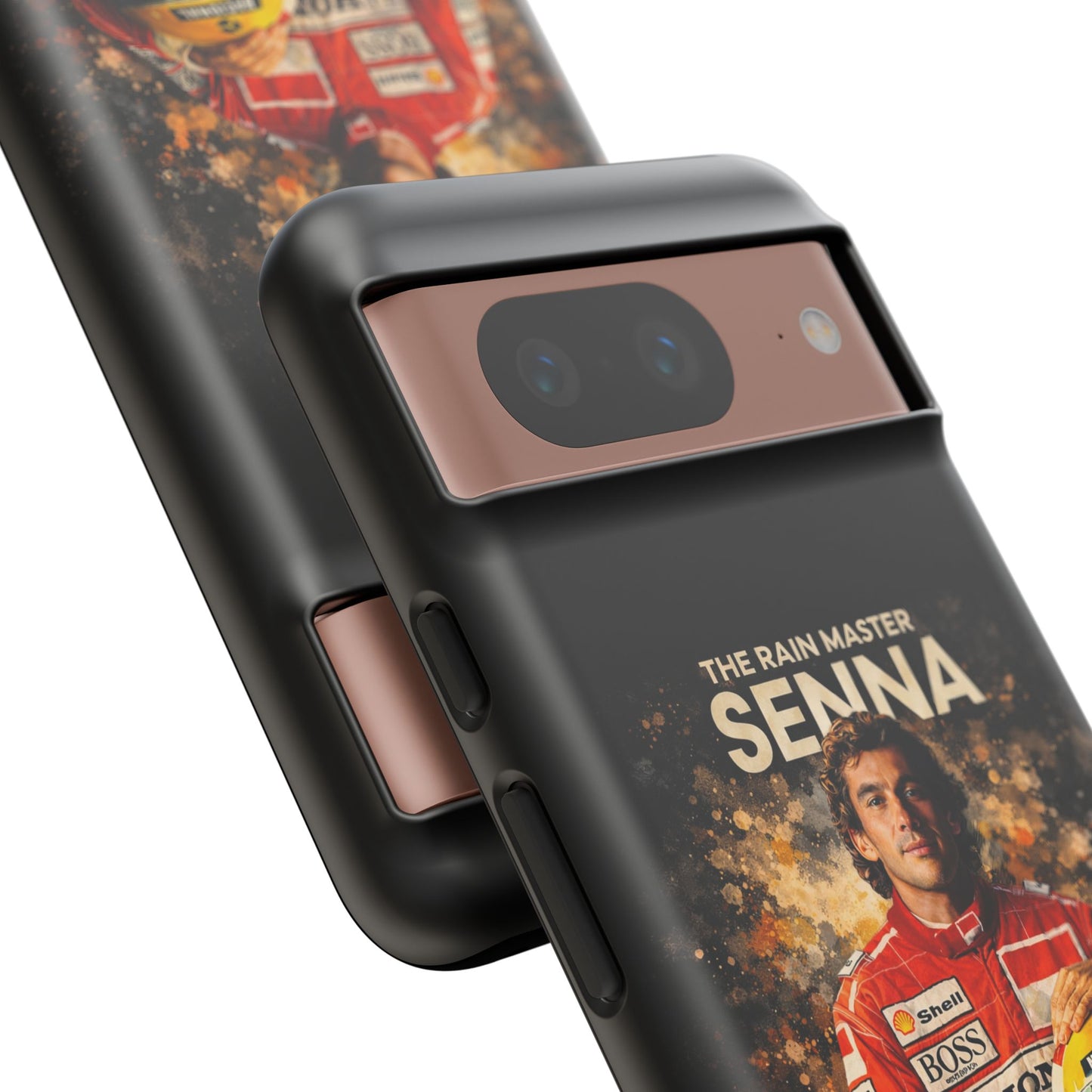 McLaren Long Island “The Rain Master” Ayrton Senna Inspired Impact-Resistant Phone Case | Durable Protection for Car Enthusiasts