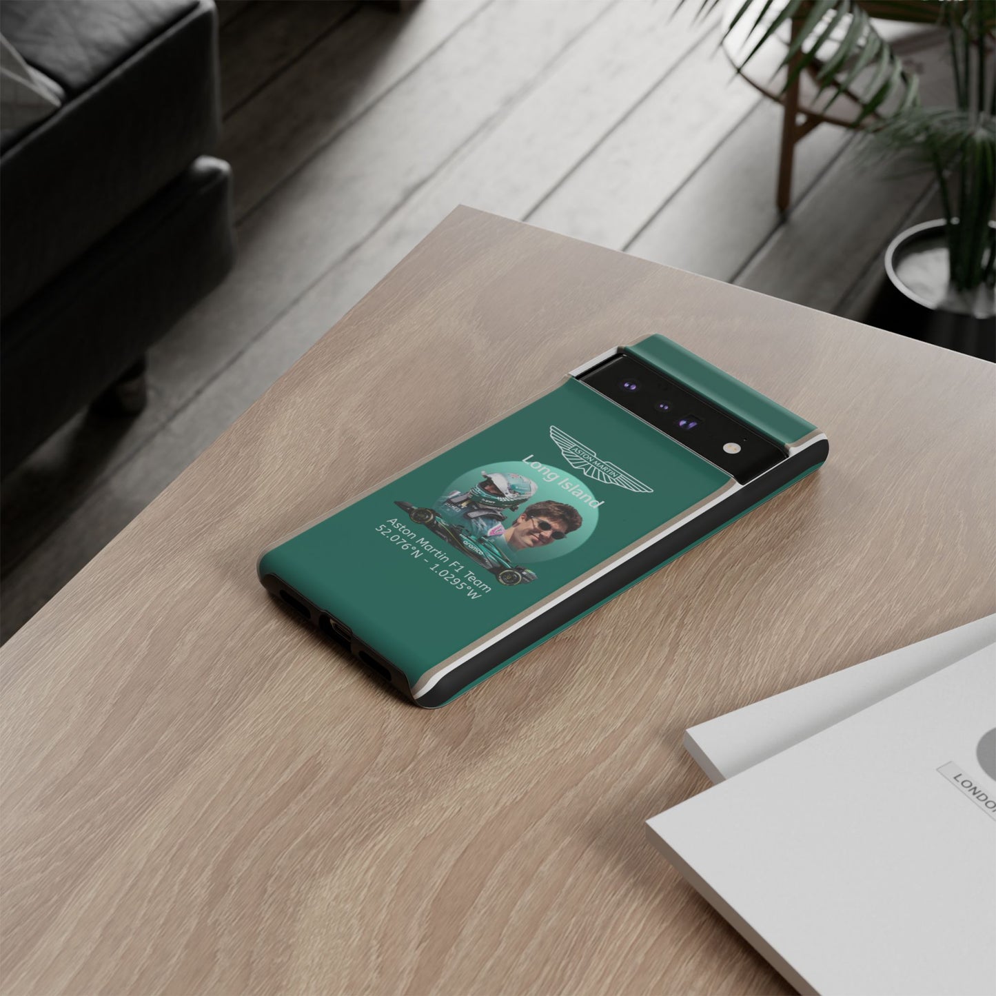 Aston Martin Long Island F1 inspired Lance Stroll Impact-Resistant Phone Case - Sleek & Stylish