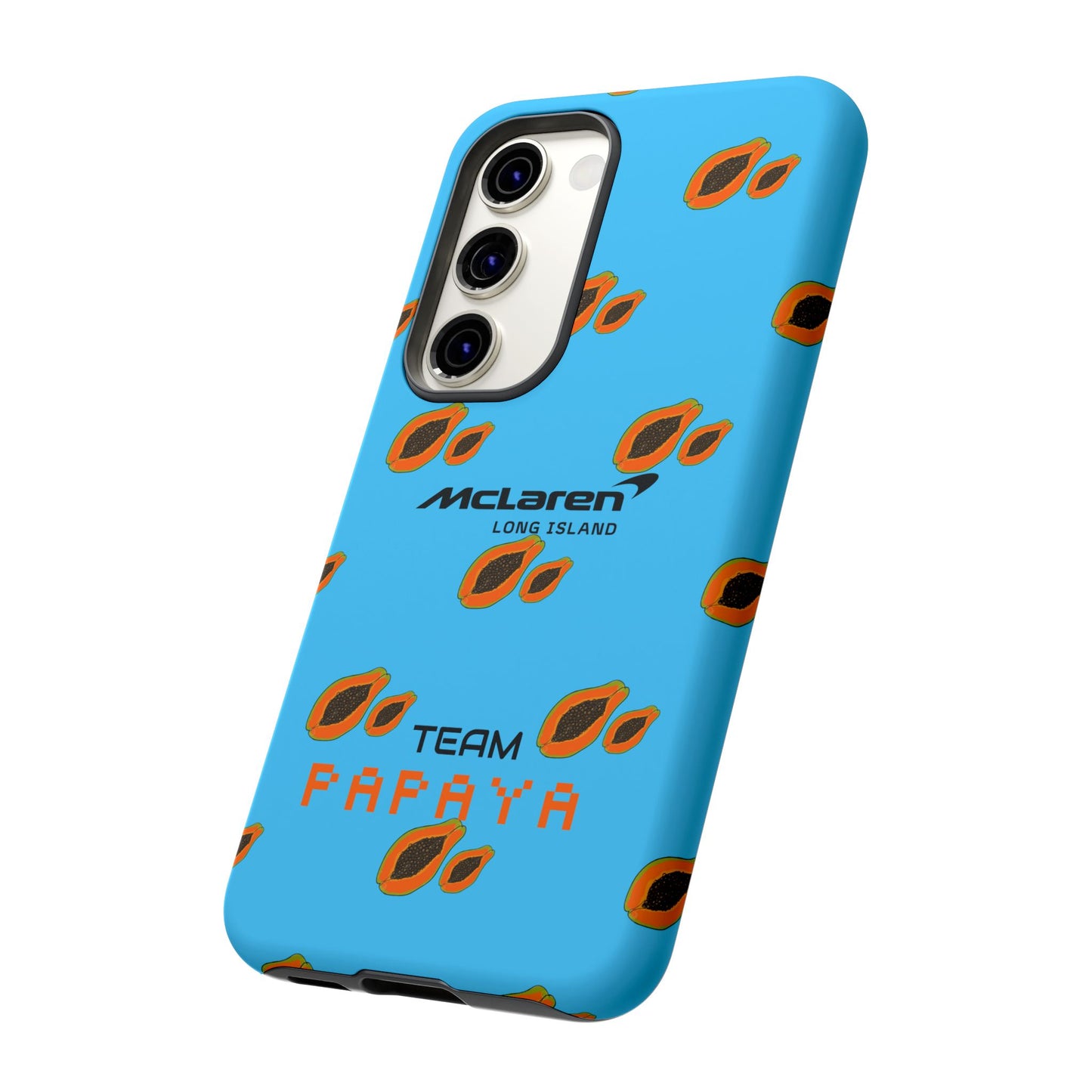 McLaren Long Island Team Papaya Impact-Resistant Phone Case - Sleek & Stylish