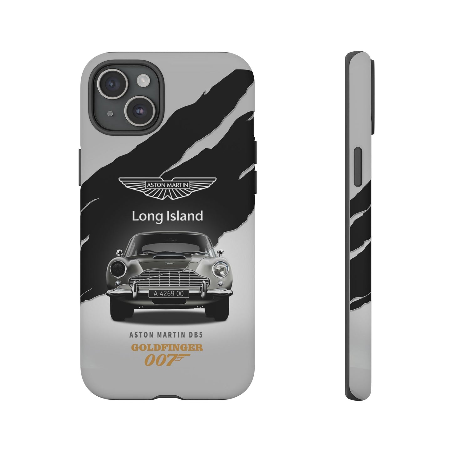 Aston Martin Long Island Phone Case Aston Martin DB5 Goldfinger 007 inspired Phone case (iPhone 8-17)