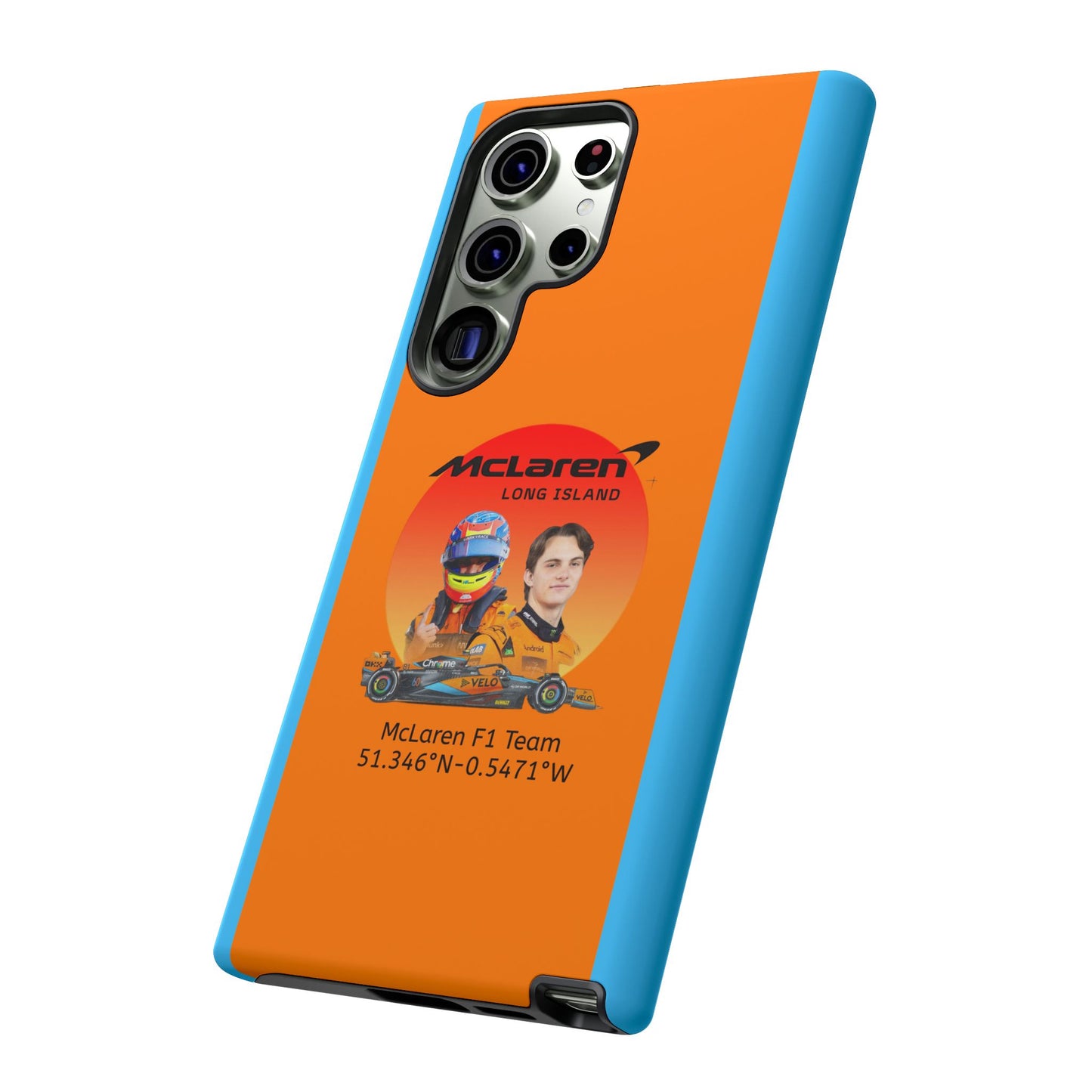 McLaren Long Island McLaren F1 inspired Oscar Piastri Impact-Resistant Phone Case - Sleek & Stylish