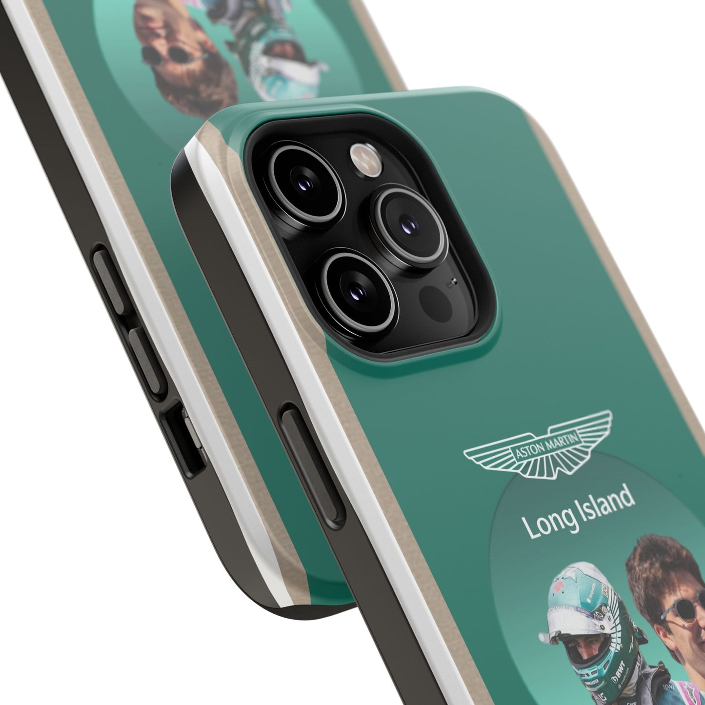 Aston Martin Long Island F1 inspired Lance Stroll Impact-Resistant Phone Case - Sleek & Stylish