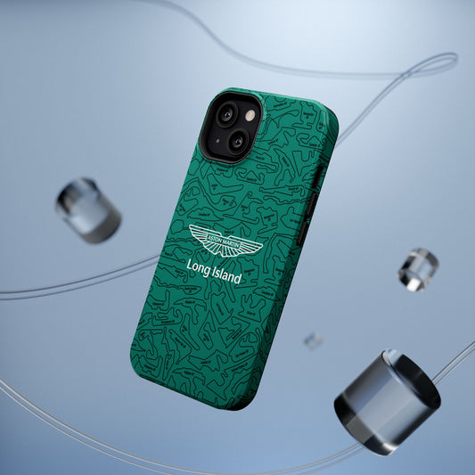 Aston Martin Long Island F1 race Track Inspired Impact-Resistant Phone Case