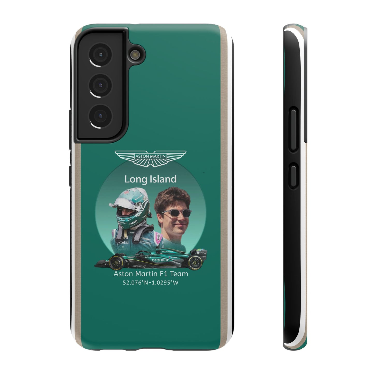 Aston Martin Long Island F1 inspired Lance Stroll Impact-Resistant Phone Case - Sleek & Stylish