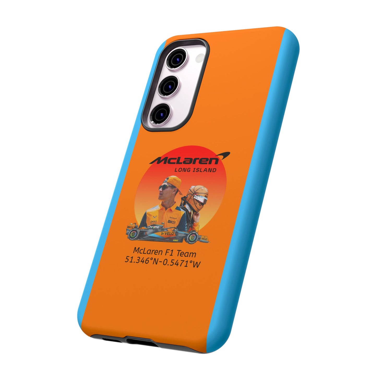 McLaren Long Island McLaren F1 inspired Lando Norris Impact-Resistant Phone Case - Sleek & Stylish