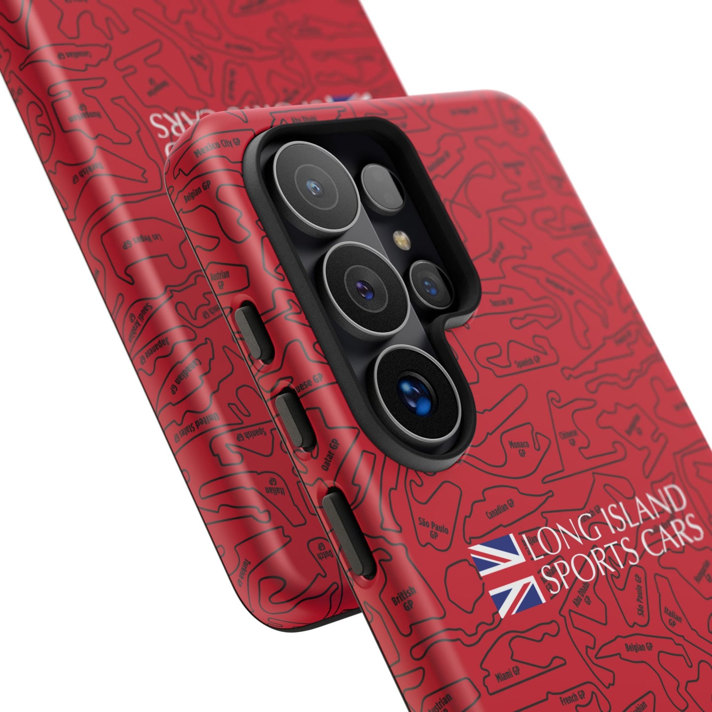 Long Island Sports Cars F1 race Track Inspired Impact-Resistant Phone Case