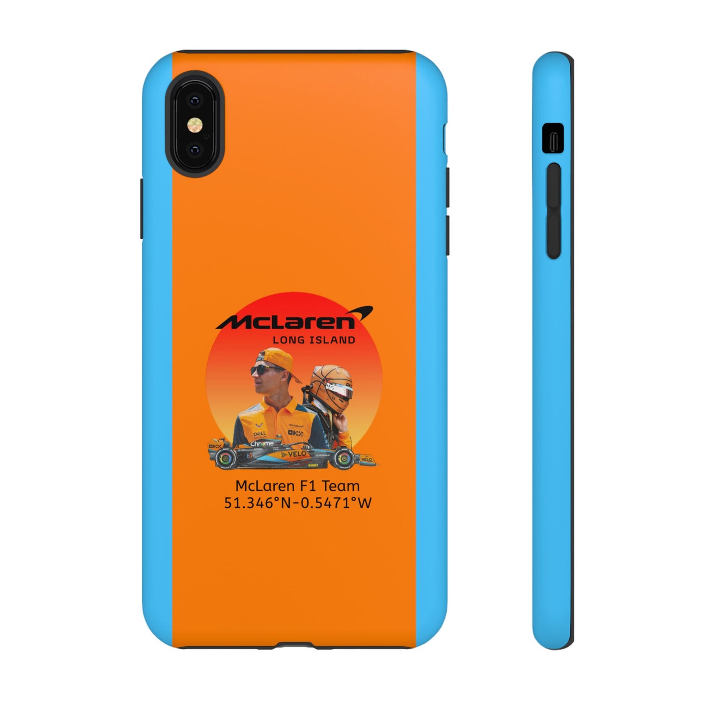 McLaren Long Island McLaren F1 inspired Lando Norris Impact-Resistant Phone Case - Sleek & Stylish