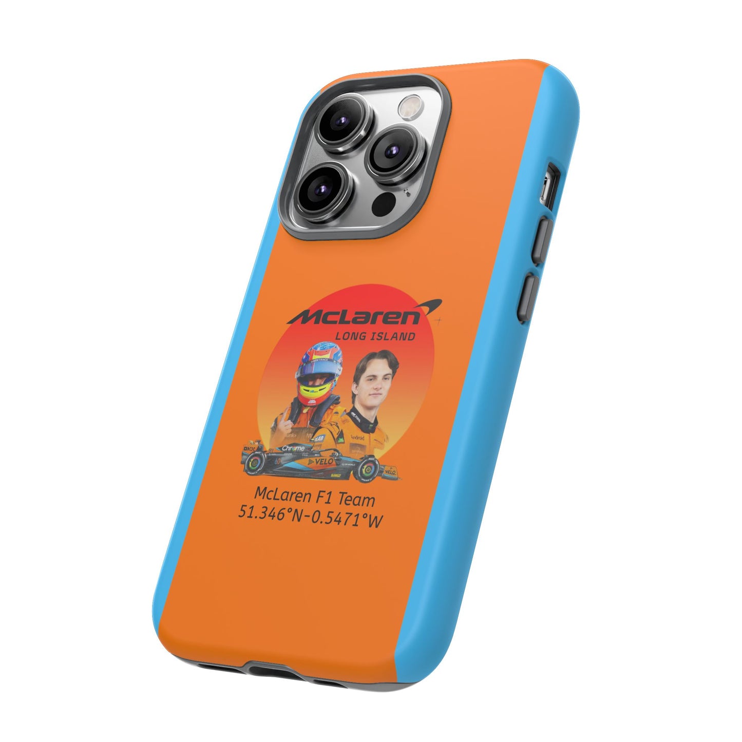McLaren Long Island McLaren F1 inspired Oscar Piastri Impact-Resistant Phone Case - Sleek & Stylish