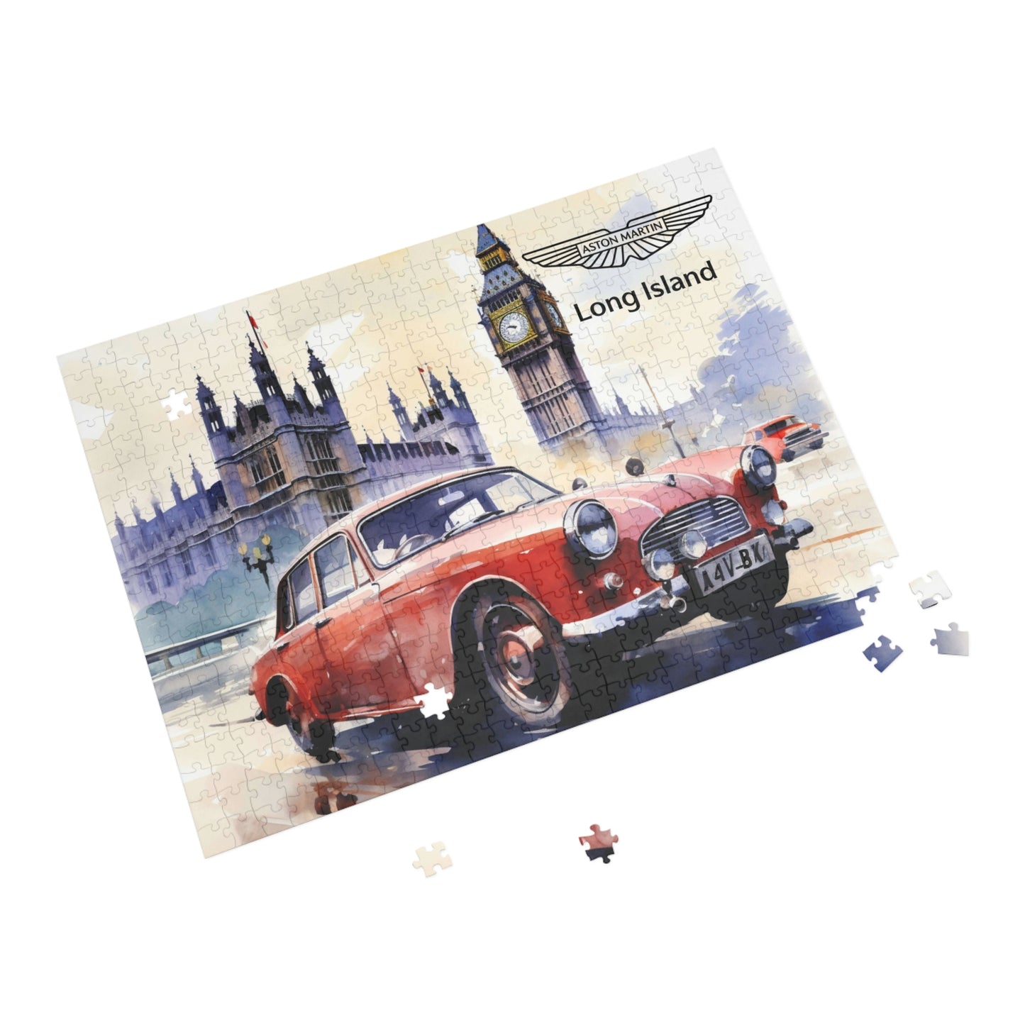 Aston Martin Long Island DB2 Inspired Puzzle - 96, 252, 500, 1000-Piece Options