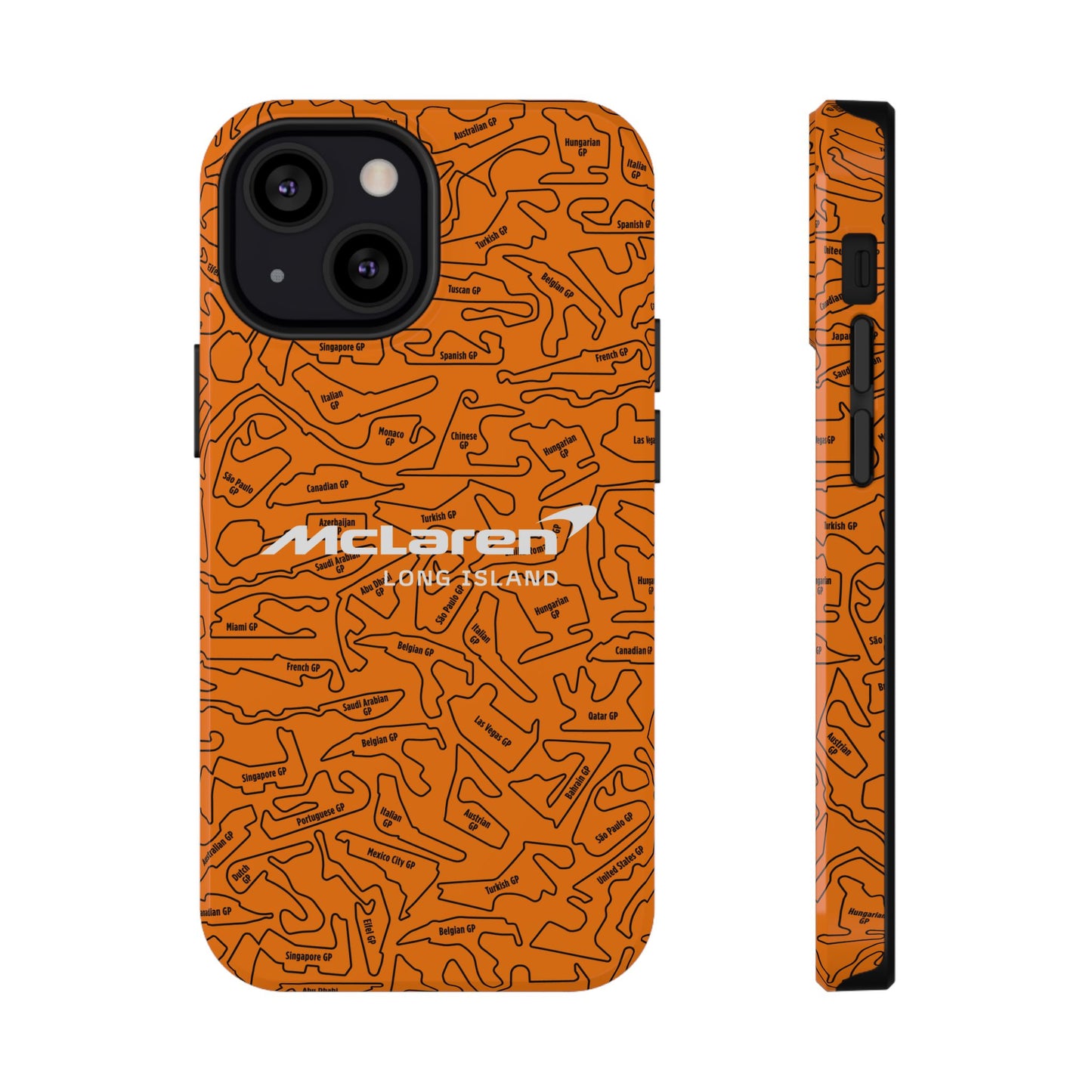 McLaren Long Island F1 race Track Inspired Impact-Resistant Phone Case