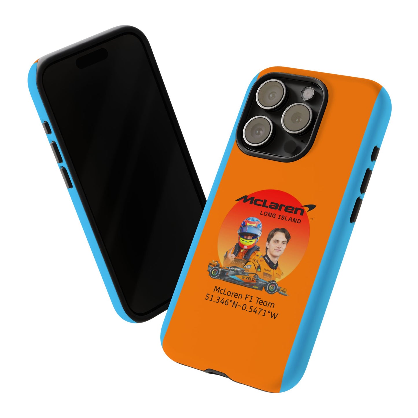 McLaren Long Island McLaren F1 inspired Oscar Piastri Impact-Resistant Phone Case - Sleek & Stylish