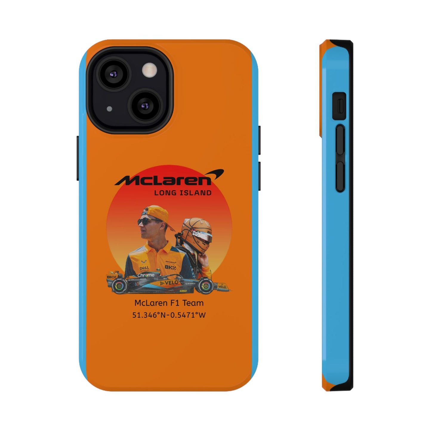 McLaren Long Island McLaren F1 inspired Lando Norris Impact-Resistant Phone Case - Sleek & Stylish