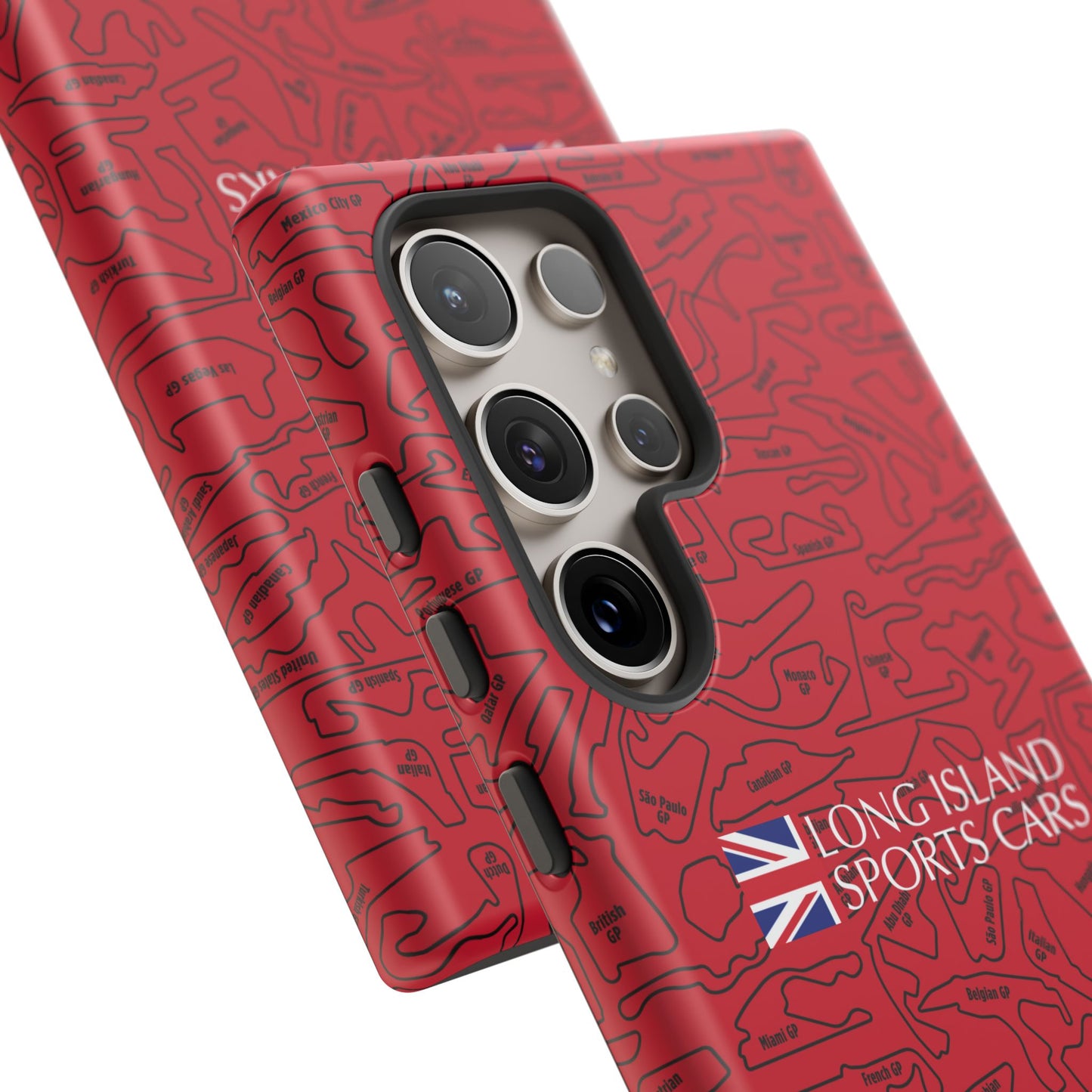 Long Island Sports Cars F1 race Track Inspired Impact-Resistant Phone Case